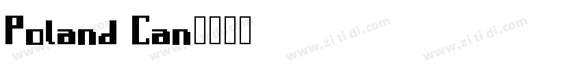 Poland Can字体转换